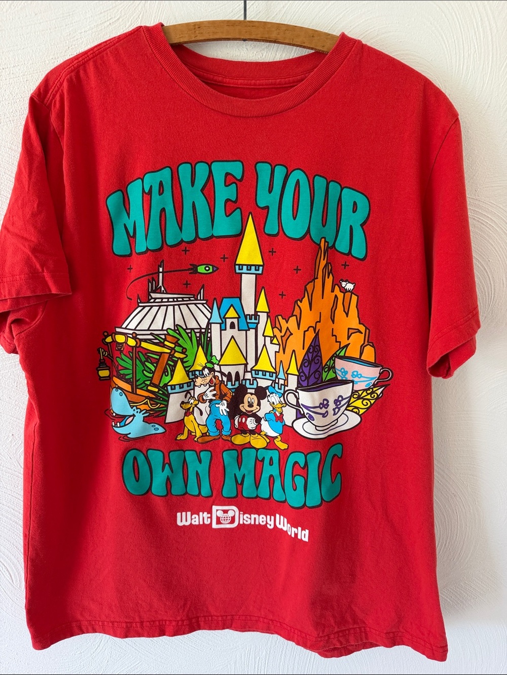 Disney World "Make Your Own Magic" Graphic Tee.  Size XL.
